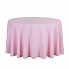 Скатерть круглая розовая, размер: Ø320 см в аренду на ваше мероприятие 