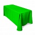 Скатерть прямоугольная зеленая, размер: 330х225 см в аренду на ваше мероприятие 