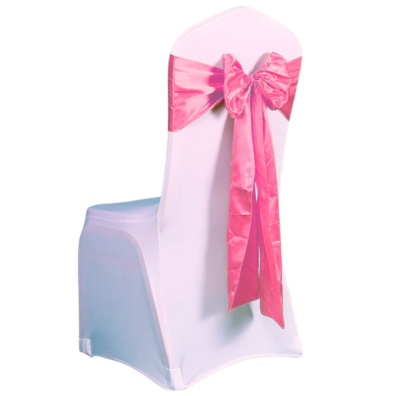 Бант на стул розовый