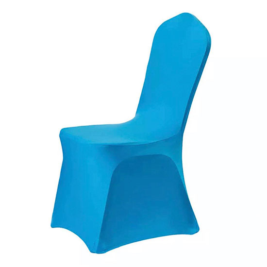 Стретч-чехол на стул голубой