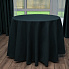 Скатерть круглая темно-зеленая, размер: Ø230 см в аренду на ваше мероприятие 