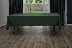 Скатерть прямоугольная зеленая, размер: 250х150 см