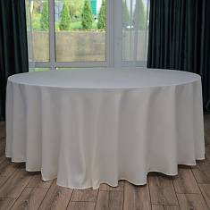 Скатерть круглая шампань, размер: Ø330 см