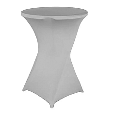 Стрейч-чехол на коктейльный стол, серый