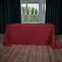 Скатерть прямоугольная красная, размер: 330х225 см в аренду на ваше мероприятие 