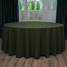 Скатерть круглая зеленая, размер: Ø330 см