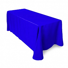 Скатерть прямоугольная синяя, размер: 330х225 см