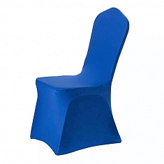Стретч-чехол на стул синий