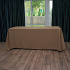 Скатерть прямоугольная светло-кориченвая, размер: 330х225 см в аренду на ваше мероприятие Скатерть прямоугольная светло-кориченвая, размер: 330х225 см