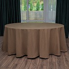 Скатерть круглая светло-коричневый, размер: Ø330 см
