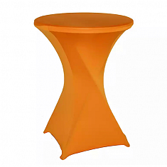 Стрейч-чехол на коктейльный стол, оранжевый