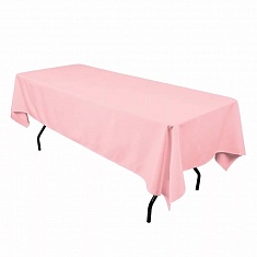 Скатерть прямоугольная розовая, размер: 250х150 см