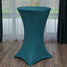 Стрейч-чехол на коктейльный стол, синий