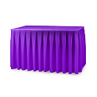 Фуршетная юбка фиолетовая, длина: 300 см