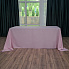 Скатерть прямоугольная розовая, размер: 330х225 см в аренду на ваше мероприятие 